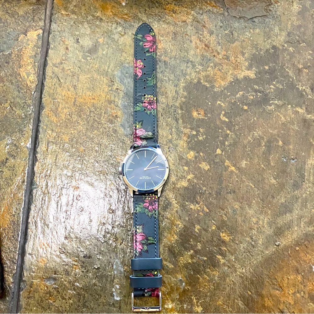COACH Floral Band Watch